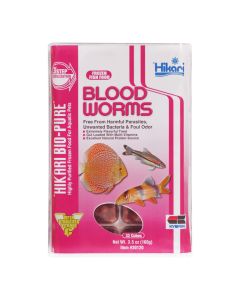 Hikari Frozen Blood Worms Cubes (100g)