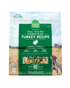 Open Farm Freeze Dried Raw Turkey Morsels Dog Food, 13.5oz