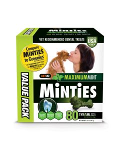 Minties Maximum Mint Dental Treats Tiny/Small [907g]