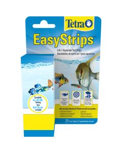 Tetra EasyStrips 6-in-1 Aquarium Test Strips [25 Pack]