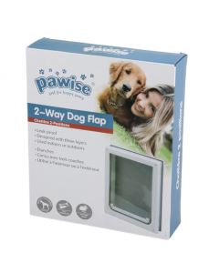 Pawise 2-Way Dog Flap, 11.8x12.2" -Small