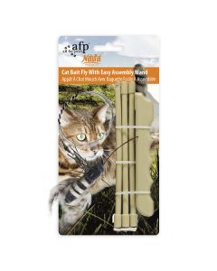 All For Paws Natural Instinct Cat Bait Fly With Easy Assembly Wand