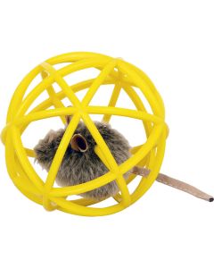 Pawise Cat Cage Ball With Sound Mouse