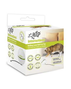 All For Paws Interactives Rolling Laser Ball Cat Toy