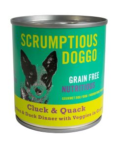 Scrumptious Doggo Cluck & Quack Dog Food [255g]