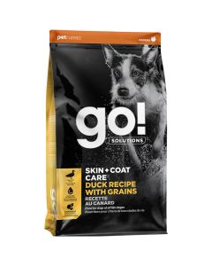Go! Solutions Skin + Coat Care Duck with Grains Dog Food