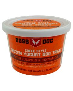 Boss Dog Greek Style Frozen Yogurt Dog Treat with Pumpkin and Cinnamon [103ml]