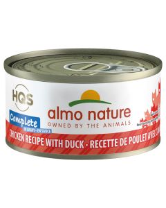 Almo Nature Complete Chicken Recipe with Duck Cat Food