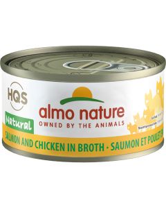 Almo Nature Natural Salmon and Chicken in Broth Cat Food