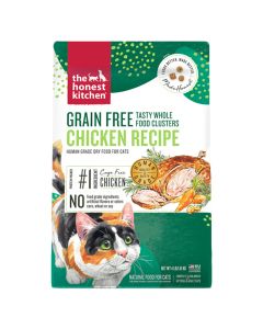 The Honest Kitchen Grain Free Tasty Whole Food Clusters Chicken Recipe Cat Food [4lb]