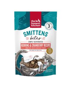 The Honest Kitchen Smittens Bites Dehydrated Herring & Cranberry Cat Treats [56.7g]