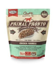 Primal Pronto Chicken Formula Raw Dog Food