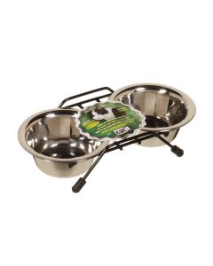 Catit Stainless Steel Double Cat Diner (2x250ml)