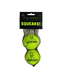 Hyper Pet Squeaks! Tennis Balls [2 Pack]