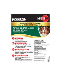 Zodiac Infestop Dogs Between 11-25kg