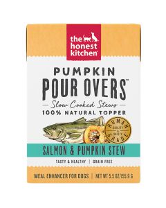 The Honest Kitchen Pumpkin Pour Overs Salmon & Pumpkin Stew Meal Enhancer for Dogs [155.9g]
