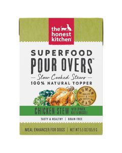 The Honest Kitchen Superfood Pour Overs Chicken Stew Meal Enhancer for Dogs [155.9g]