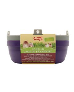 Living World Carrier Purple / Grey Small