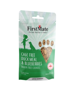 FirstMate Cage Free Duck & Blueberries Grain Free Cookies 226g
