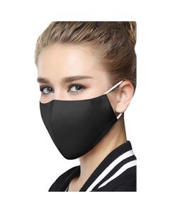 Bodico Washable Snug Fit Face Mask Black