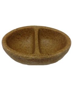 A&E Divided Sandstone Oval Java Cup