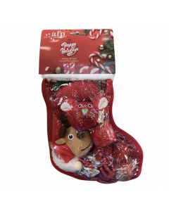 All For Paws Holiday Gift Sock, Red