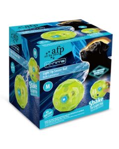 All For Paws K-Nite Glowing Soccer Ball, Medium 