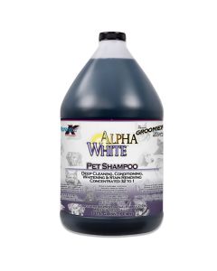 Double K Groomer's Edge Alpha White Pet Shampoo [1 Gallon]