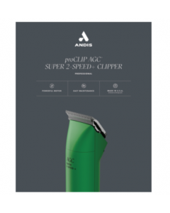 Andis ProClip AGC Super 2-Speed+ Clipper Green