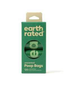 Earth Rated Poop Bags Unscented (120 Bags)