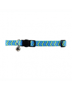 Pawise Cat Collar Blue Ripple, 11.8"