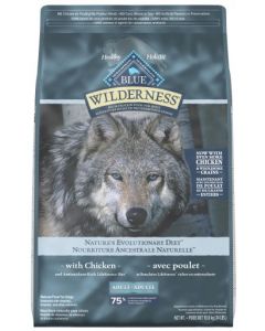 Blue Wilderness Wholesome Grain Chicken Adult Dog Food, 24lb