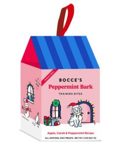 Bocce's Dog Holiday Ornament Peppermint Bark, 2oz