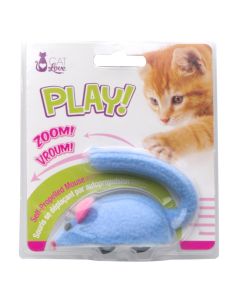 Cat Love Play! Zippy Mouse Blue
