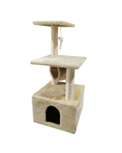 Pawise Cat Tree with Tunnel & Cave, 35.4"