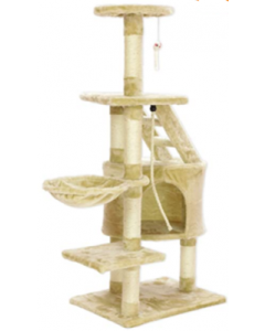 Pawise Cat Tree with Cave & Ladder, 49.2"