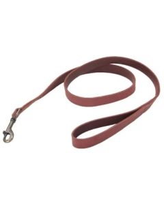 Circle T Rustic Leather Leash, 1"x4', Brick Red