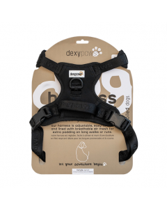 Dexypaws Dog No-Pull Harness, Black, Medium