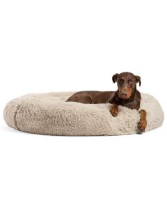 Best Friends by Sheri Donut Shag Bed Taupe [X-Large]