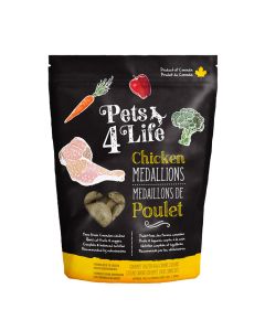 Pets4Life Frozen Chicken Medallions Dog Food [3lb]