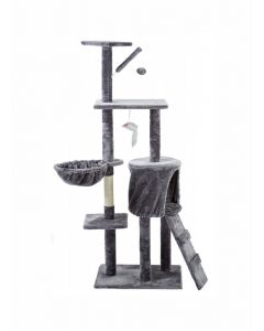 Pawise Cat Tree with Cave & Toy, 54.3"