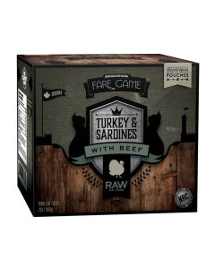 Big Country Raw Fare Game Turkey & Sardines With Beef Cat Food [2lb]