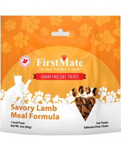 FirstMate Grain Free Savory Lamb Cat Treats, 85g
