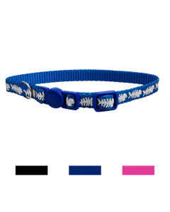 Pawise Cat Collar Fishbone, 11.8" (Assorted Colours)