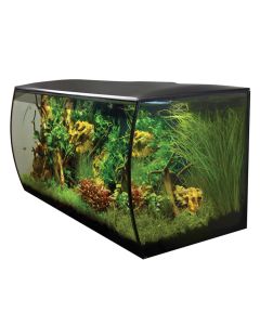 Fluval Flex Freshwater Aquarium Kit Black [32.5 Gallon]