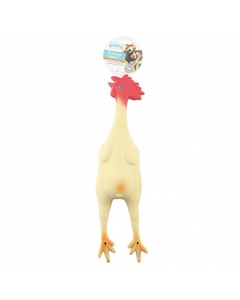 Pawise Funny Squeaky Latex Chicken, 8.3" -Small