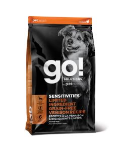 Go! Solutions Sensitivities Limited Ingredient Grain-Free Venison Dog Food [22lb]
