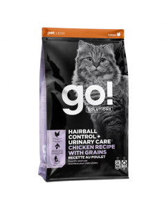 Go! Solutions Hairball Control + Urinary Care Chicken Cat Food [3lb]