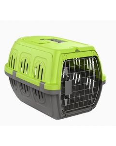Pawise Travel Kennel Green, 19x13x11" -Small