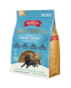The Missing Link Smartmouth Dental Dog Chews [Large/X-Large - 2.2lb]